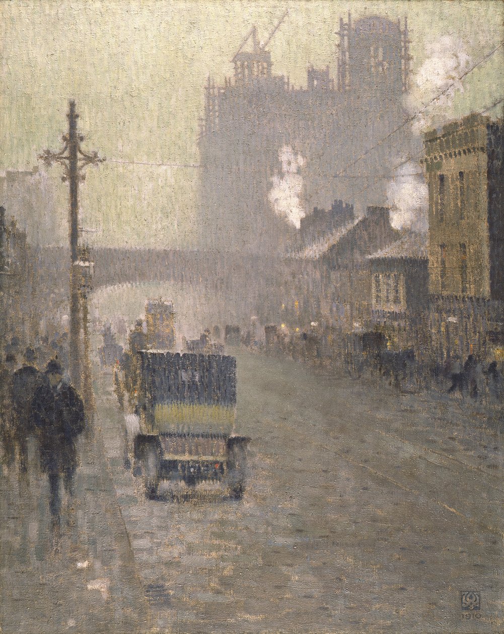 Oxford Yolu, Manchester by Adolphe Valette
