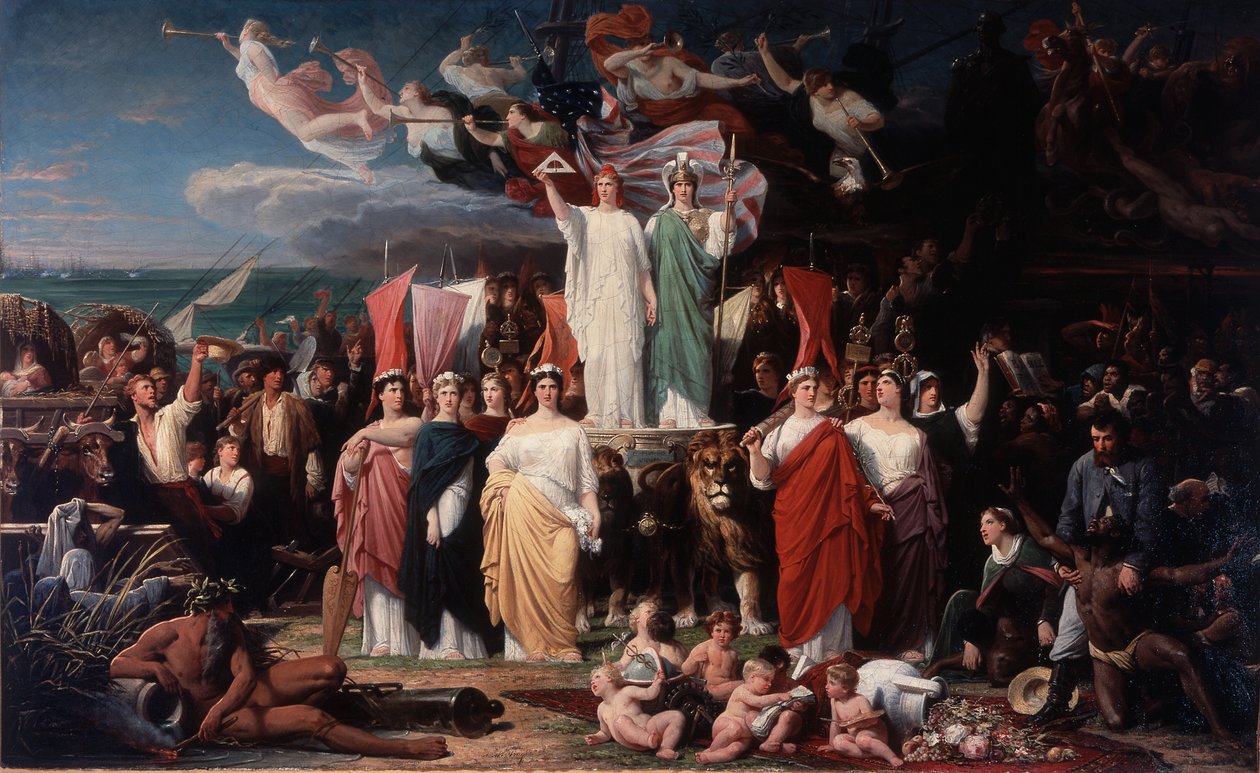 Amerika dehası by Adolphe Yvon