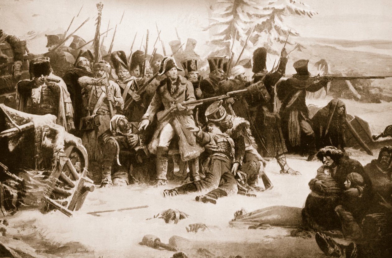 Fransız Arka Muhafızını Destekleyen Mareşal Ney by Adolphe Yvon
