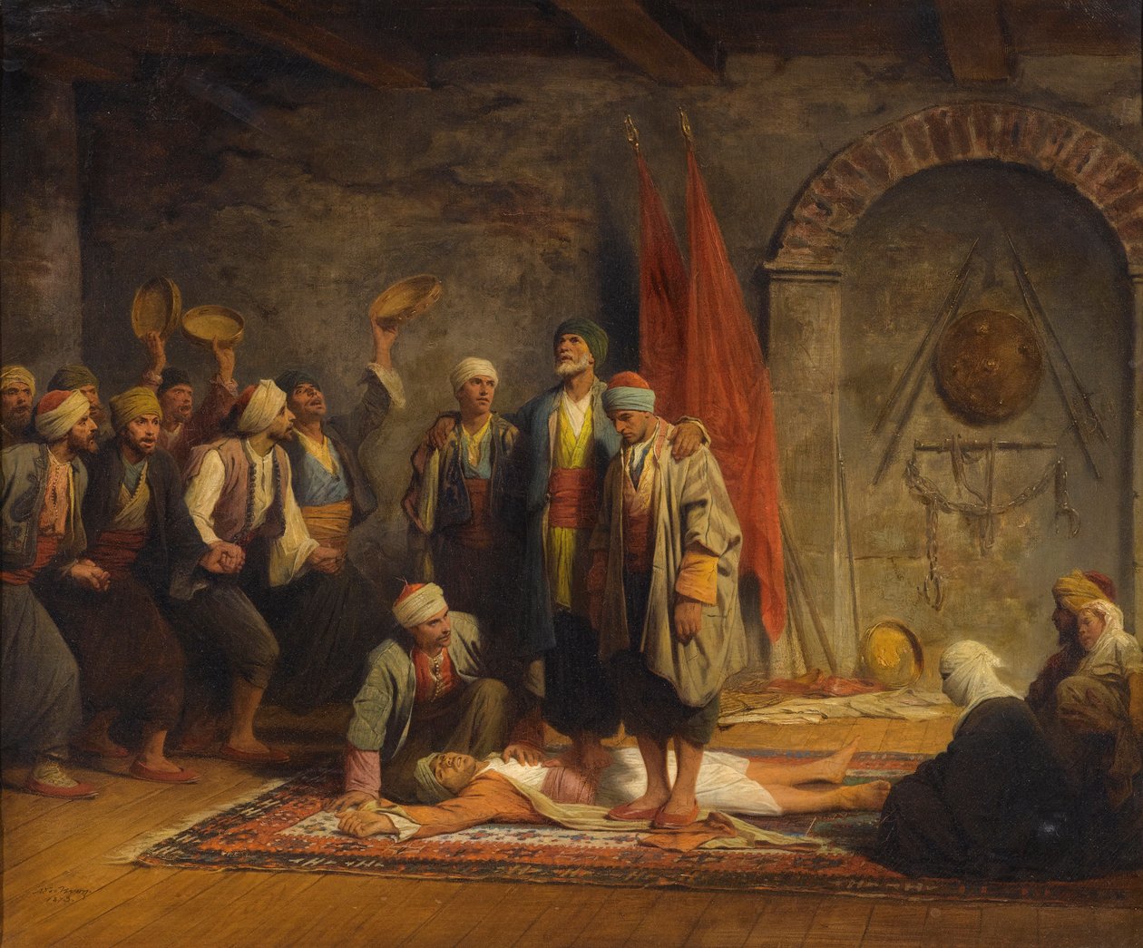 Rifai Tasavvuf Töreni pby Yvon, Adolphe by Adolphe Yvon