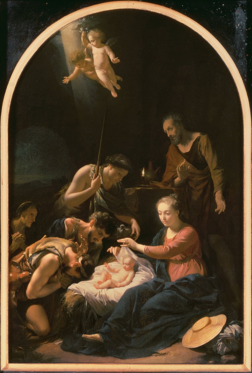 Çobanların Hayranlığı, 1703 by Adriaan van der Werff