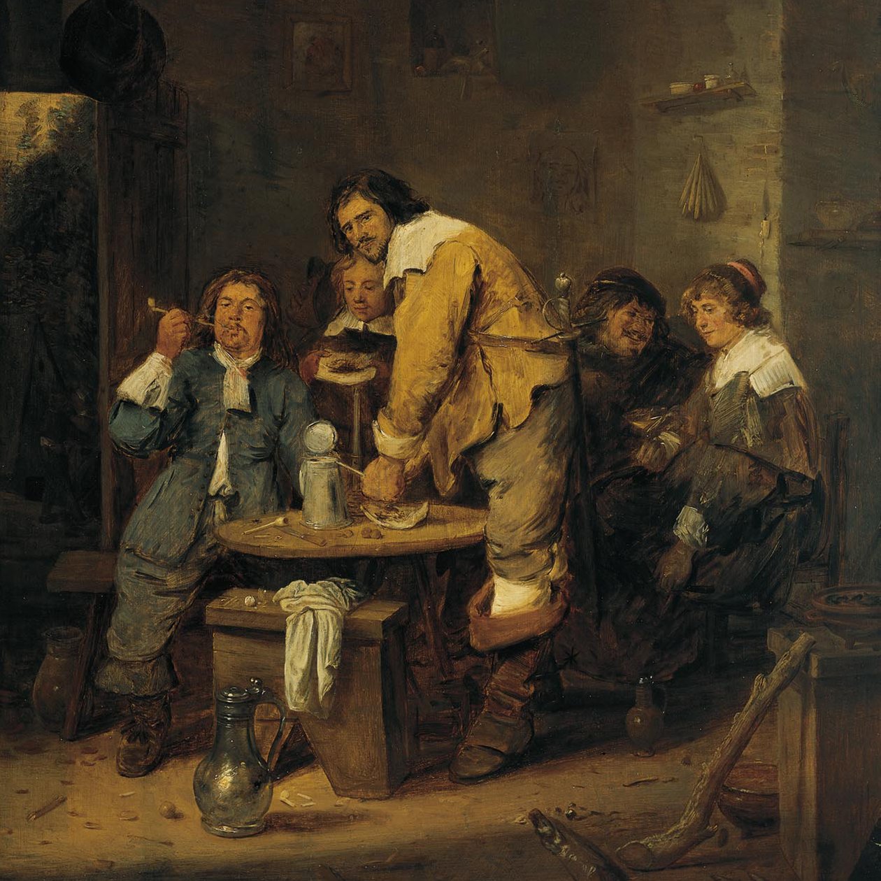 Tütün Hanı by Adriaen Brouwer
