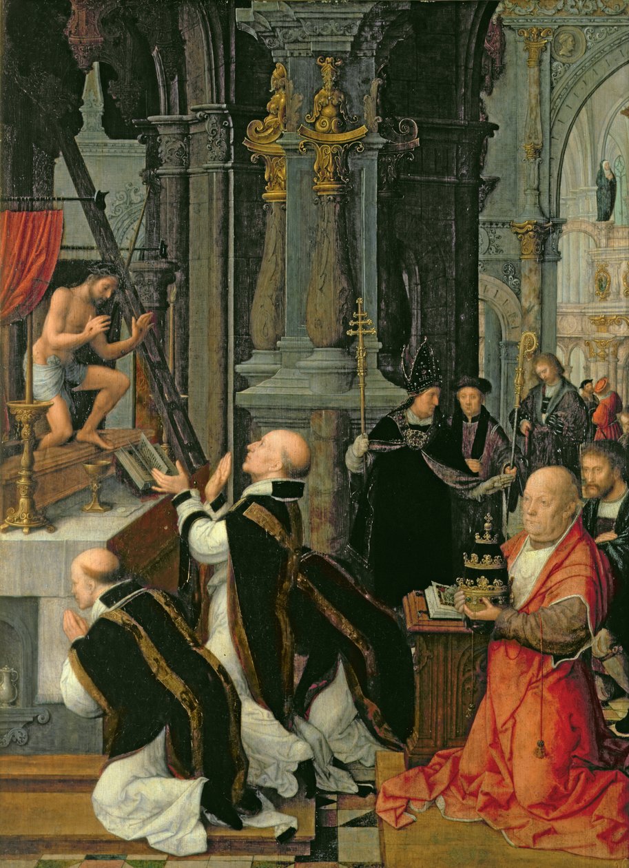 Aziz Gregory Kütlesi by Adriaen Isenbrandt or Isenbrant