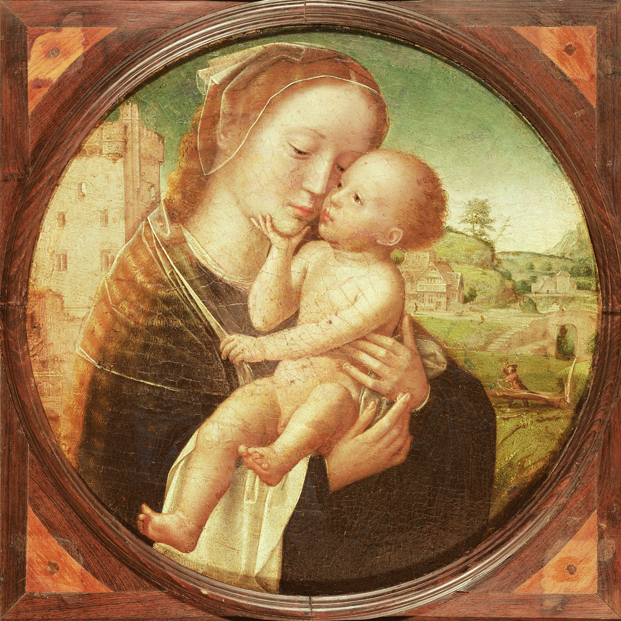 Virgin and Child  by Adriaen Isenbrandt or Isenbrant