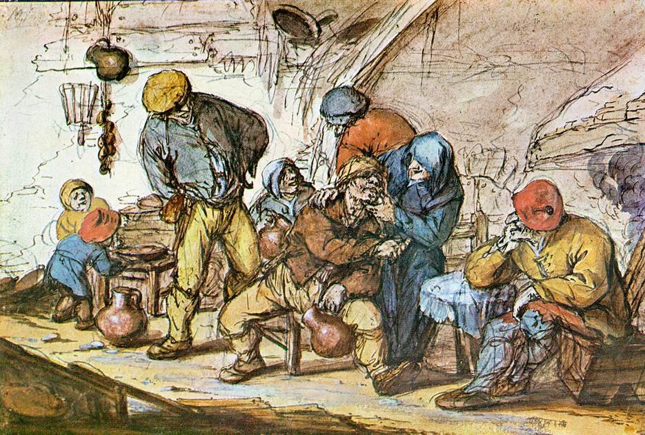 Tavernadaki sahne by Adriaen Jansz. van Ostade