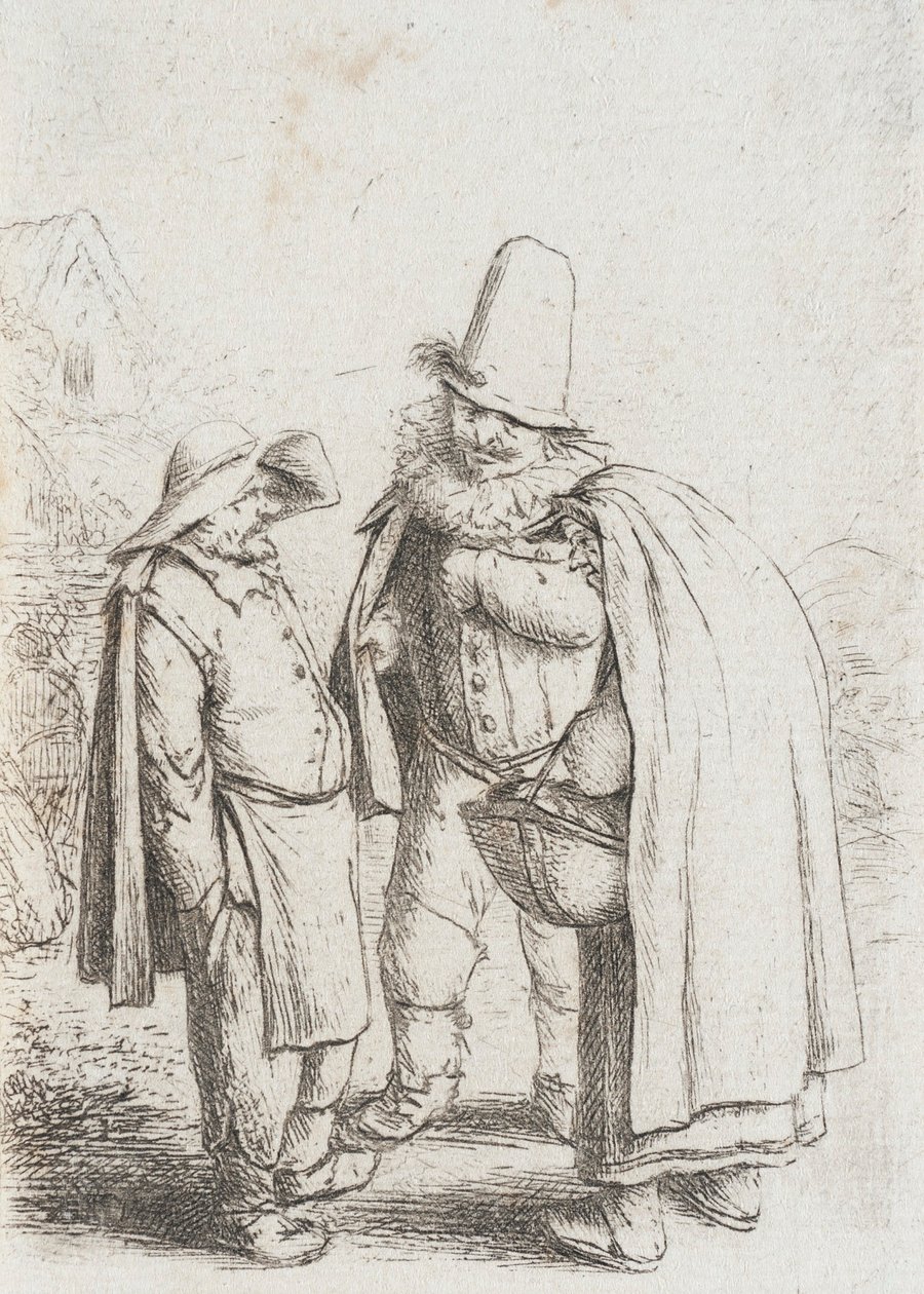 Üç Grotesk Figür by Adriaen Jansz. van Ostade