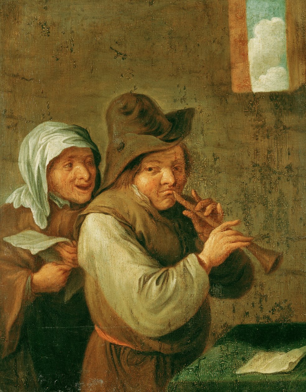 Yaşlı Çift by Adriaen Jansz. van Ostade