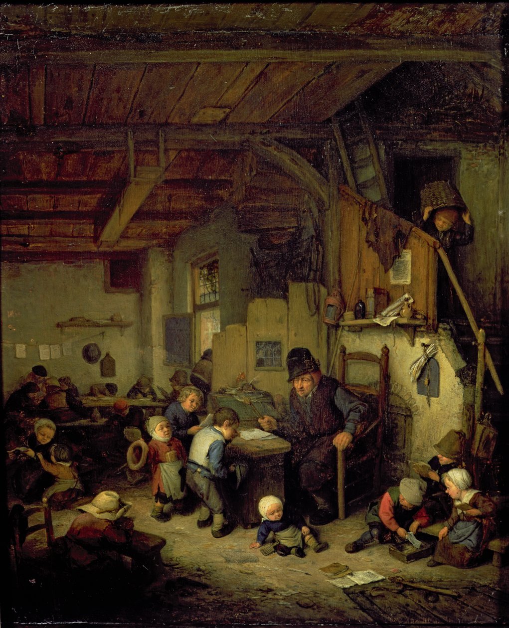 Okul Müdürü, c.1662 by Adriaen Jansz. van Ostade