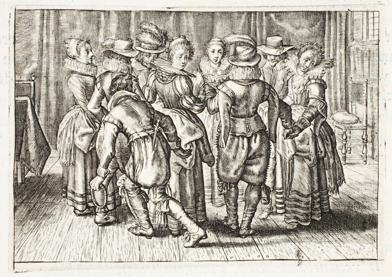 Dans, Johannes de Brune (1589-1658), Jan Jacobs Schipper, Amsterdam, 1661 tarafından 