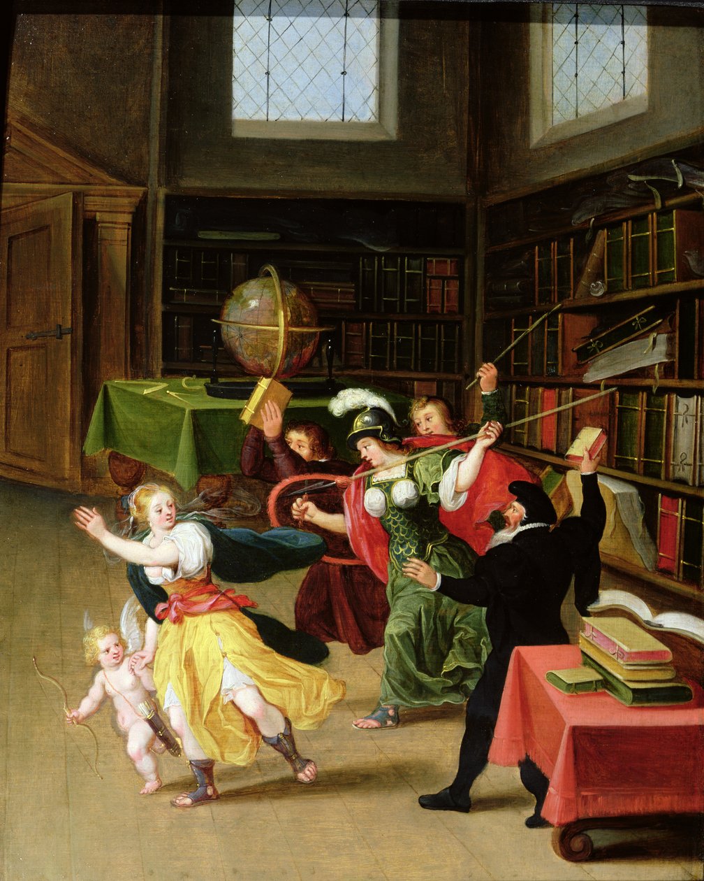 Arzunun üstesinden gelen bir Akıl Alegorisi by Adriaen van Stalbempt