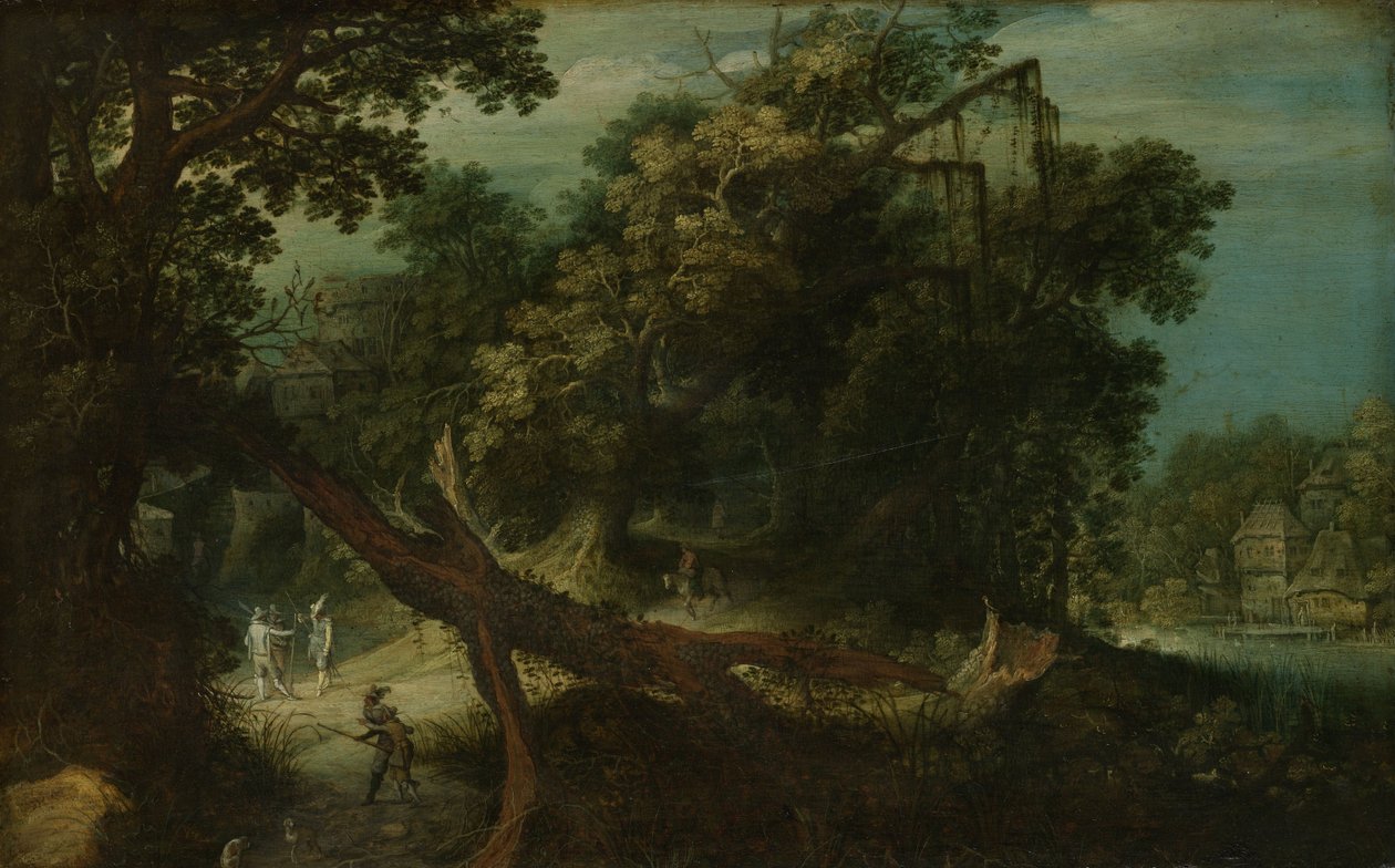 Dağlık Manzara by Adriaen van Stalbemt