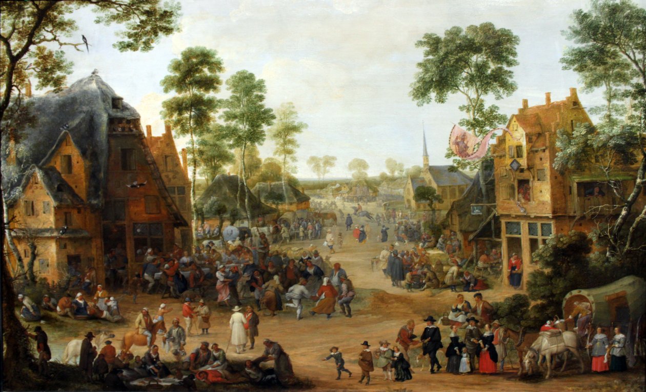 Köy Kilise Festivali by Adriaen van Stalbemt