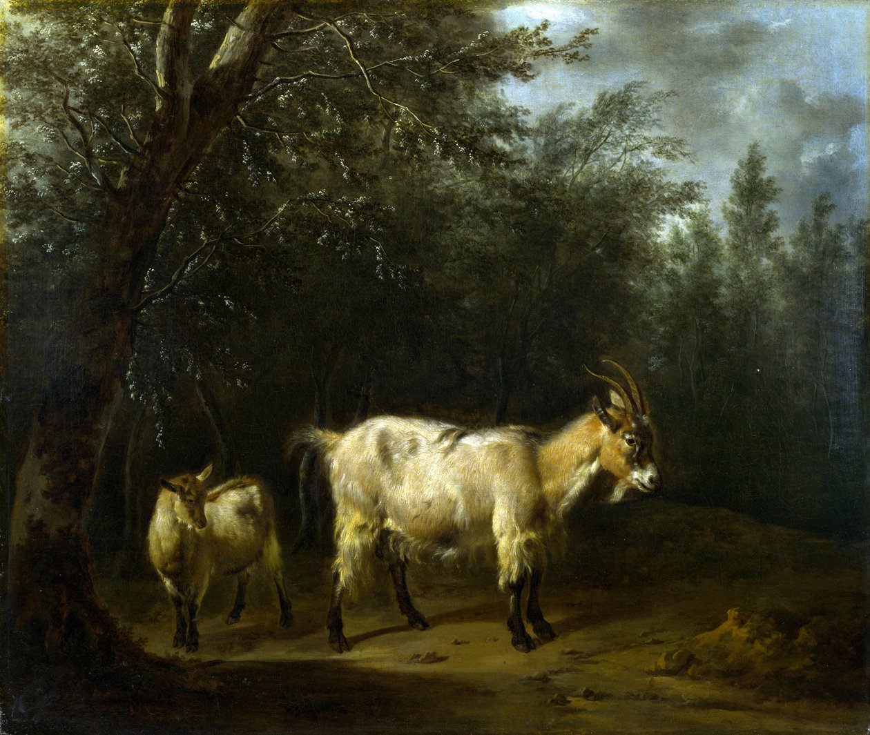 Bir Keçi ve Bir Çocuk by Adriaen van de Velde