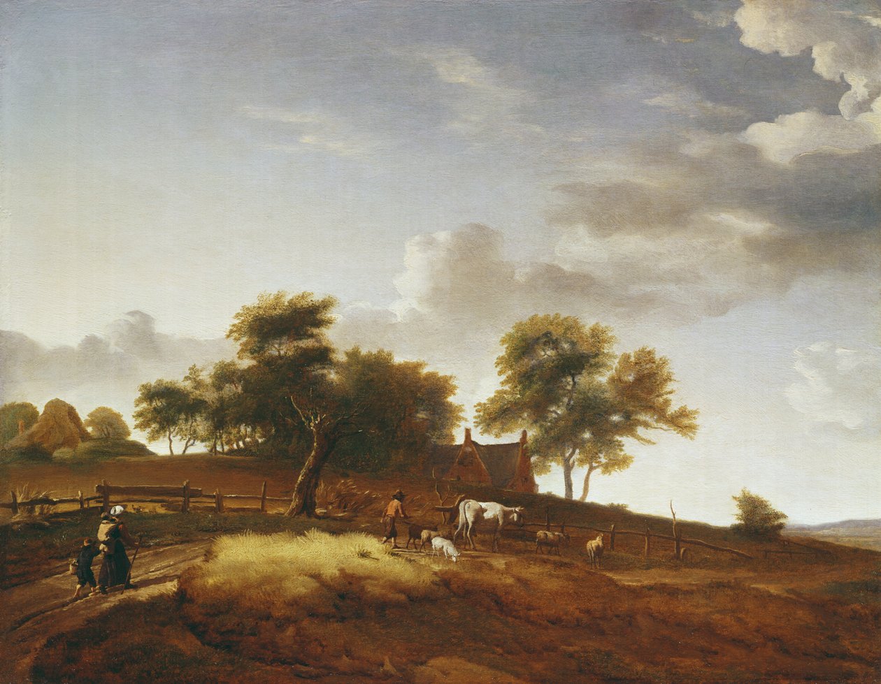 Bir manzara by Adriaen van de Velde