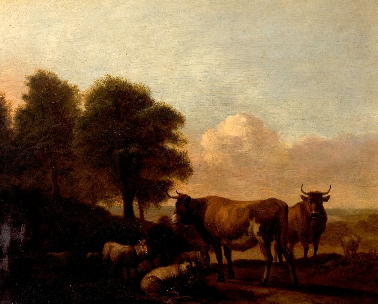 Sığır ile manzara by Adriaen van de Velde