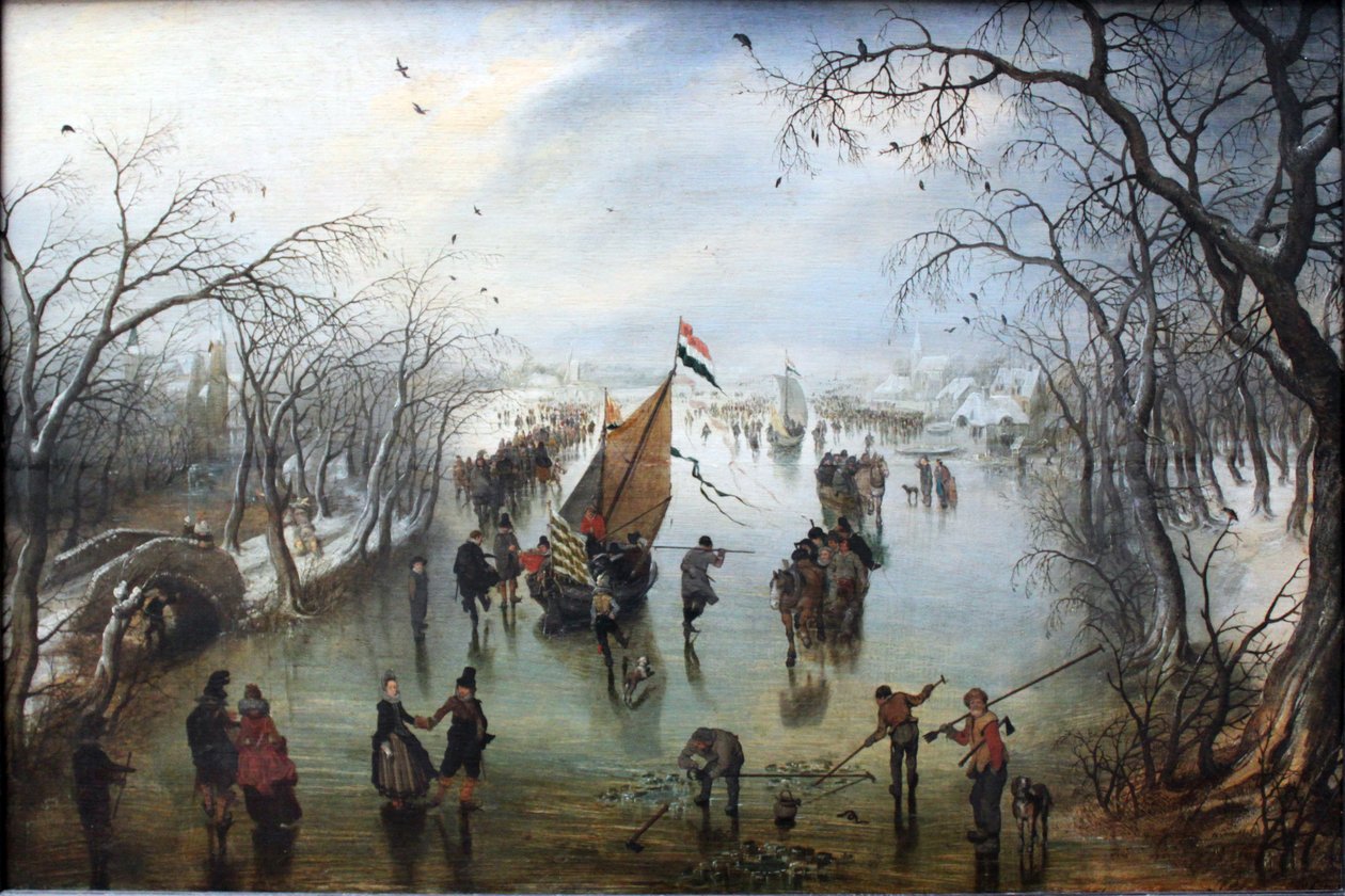 Kış by Adriaen van de Venne