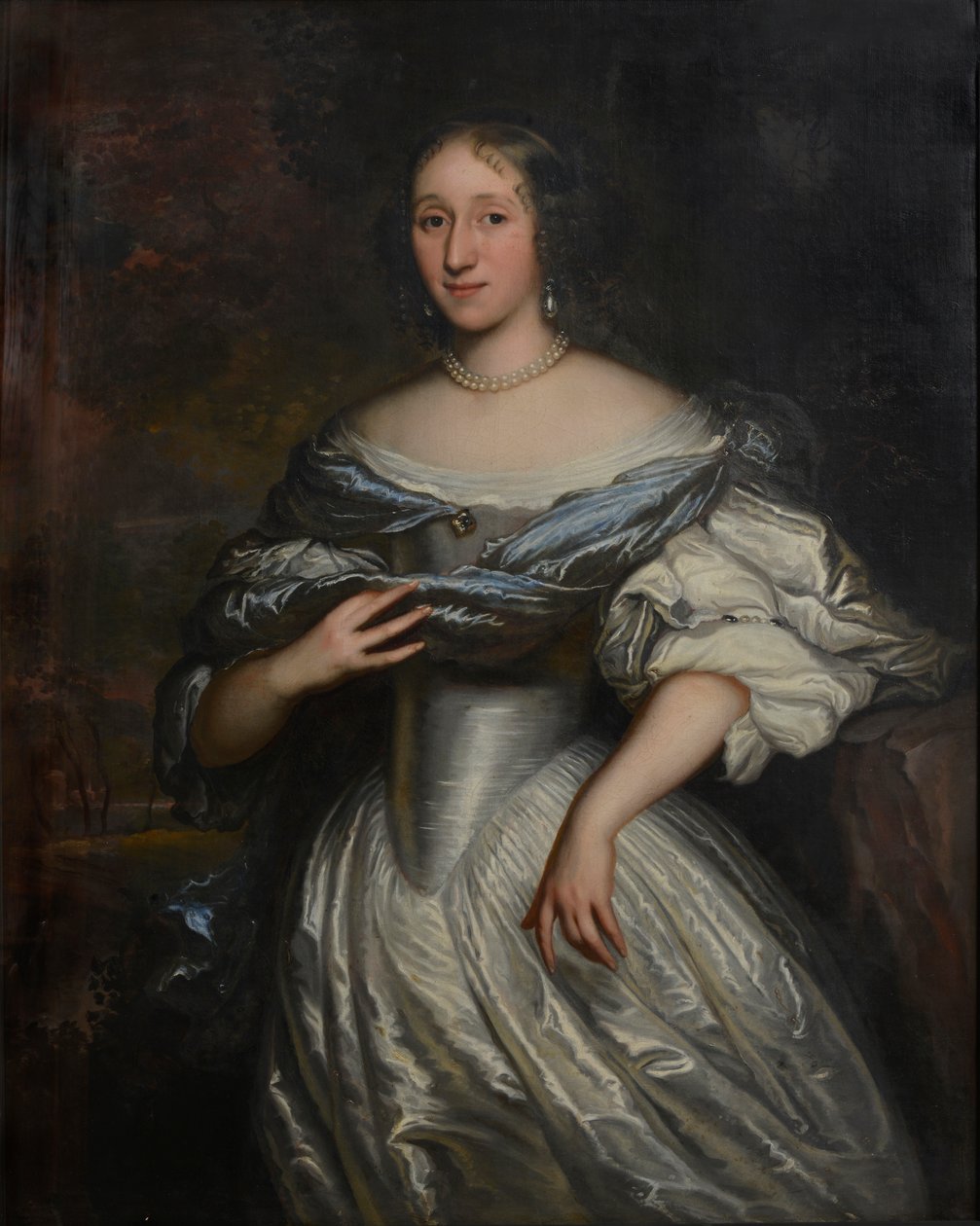Prenses Henrietta-Anne, Bilinmiyor (Tuval üzerine yağlıboya) by Adriaen (attr.to) Hanneman