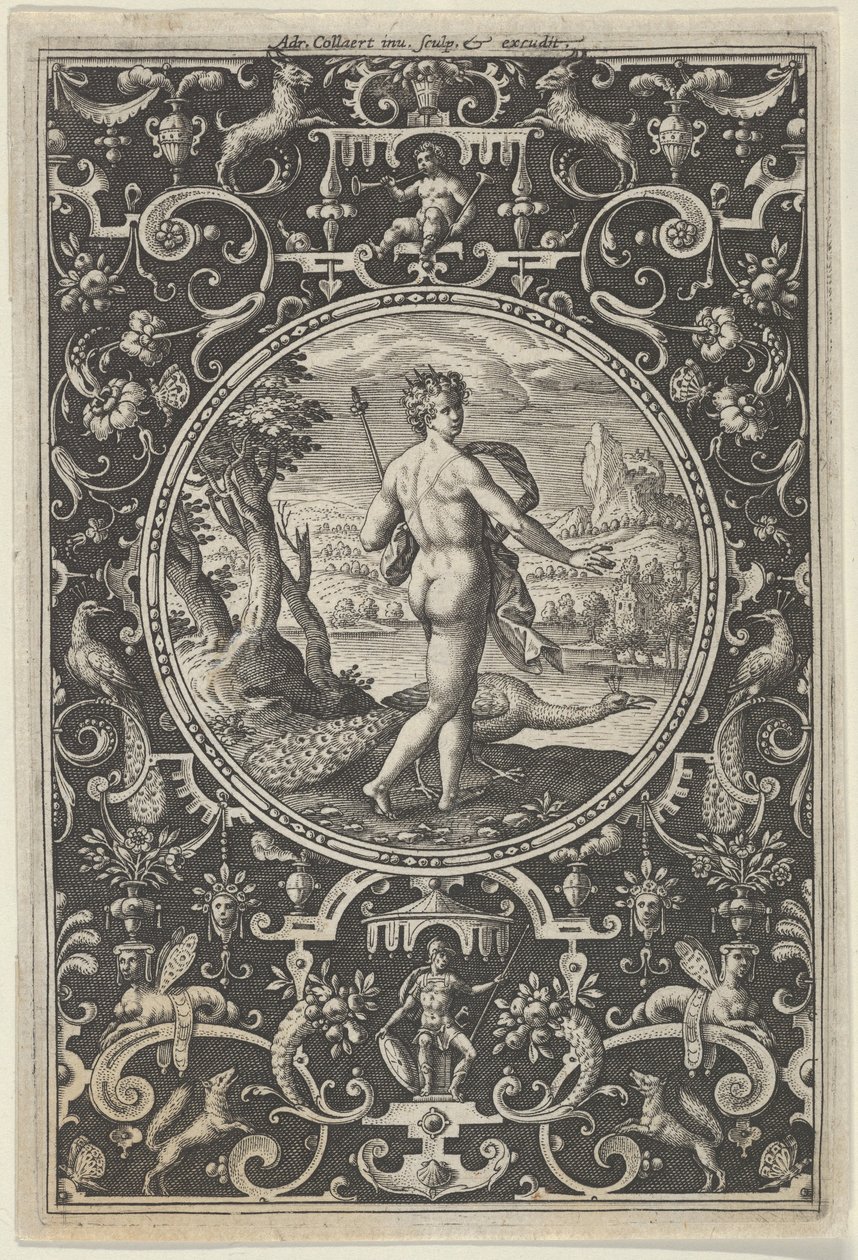 Juno, Grotesklerle Dekoratif Bir Çerçevede, Paris