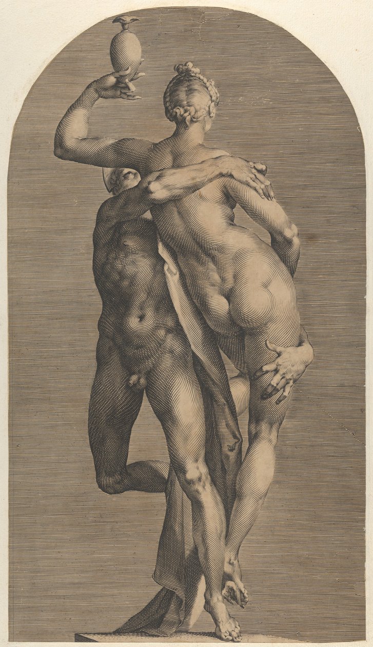 Cıva Kaçıran Ruh, ca. 1622. by Adriaen Collaert