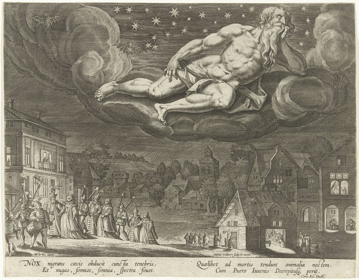 Gece Günün Dört Zamanı (dizi başlığı) by Adriaen Collaert