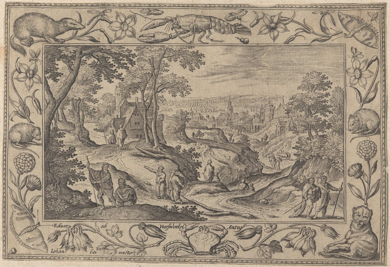 Havarilerin Gönderilmesi, yak. 1584. by Adriaen Collaert
