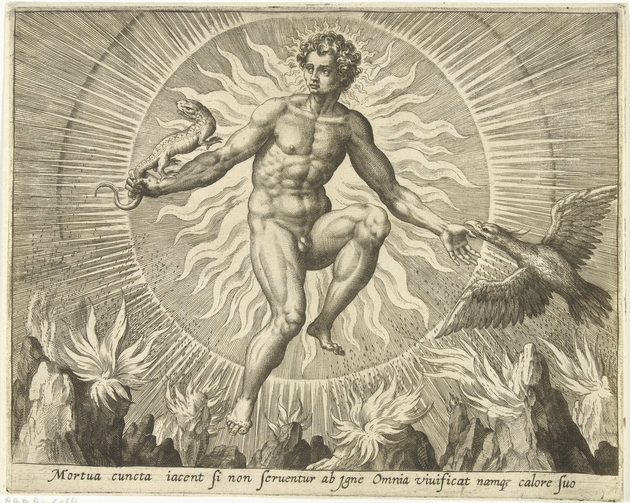Havai fişek Dört Element (dizi adı) by Adriaen Collaert