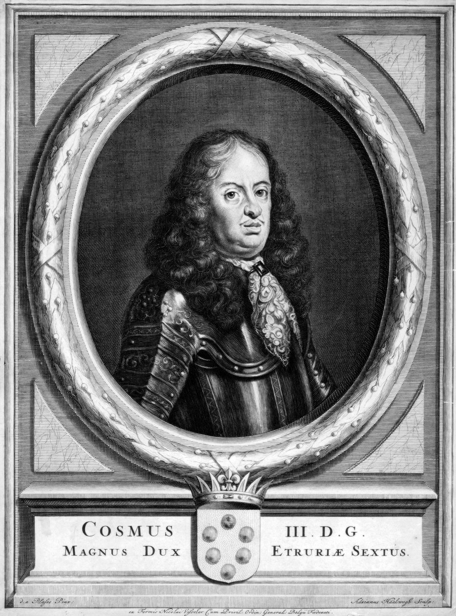 Cosimo III, Toskana Büyük Dükü, 17. yüzyıl. by Adriaen Haelwegh