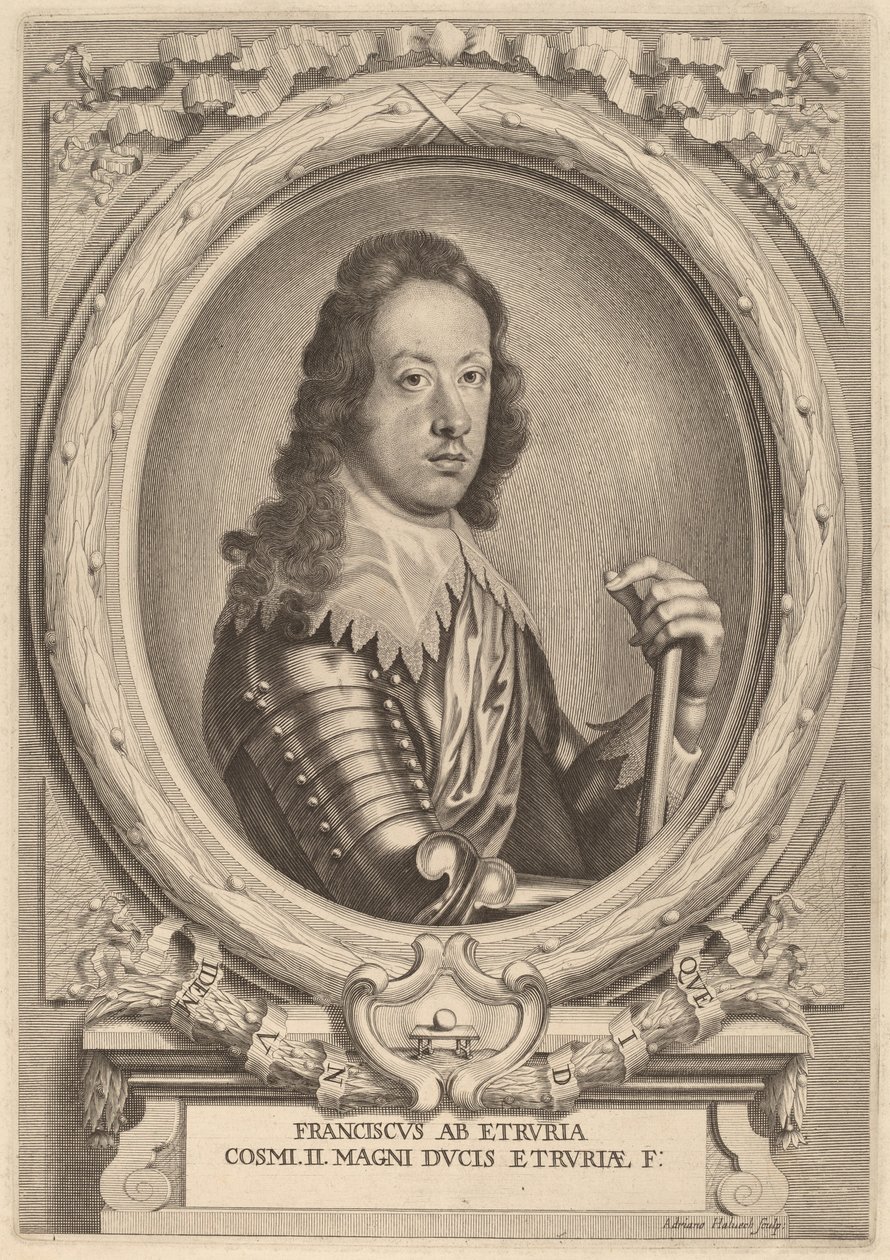 Cosimo II, Toskana Büyük Dükü by Adriaen Haelwegh