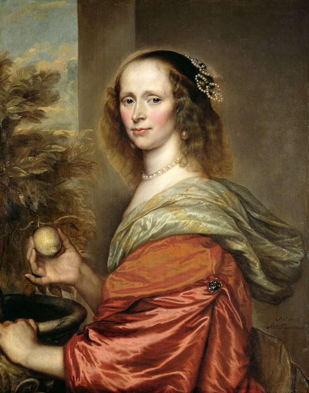 Portrait of a Woman  by Adriaen Hanneman