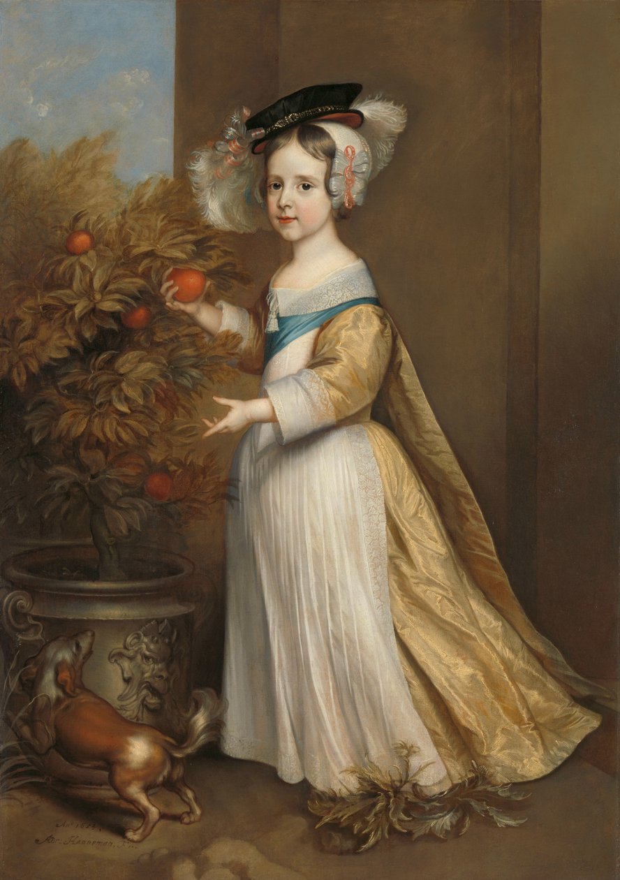 William III (1650-1702), Orange Prensi, Çocukken by Adriaen Hanneman