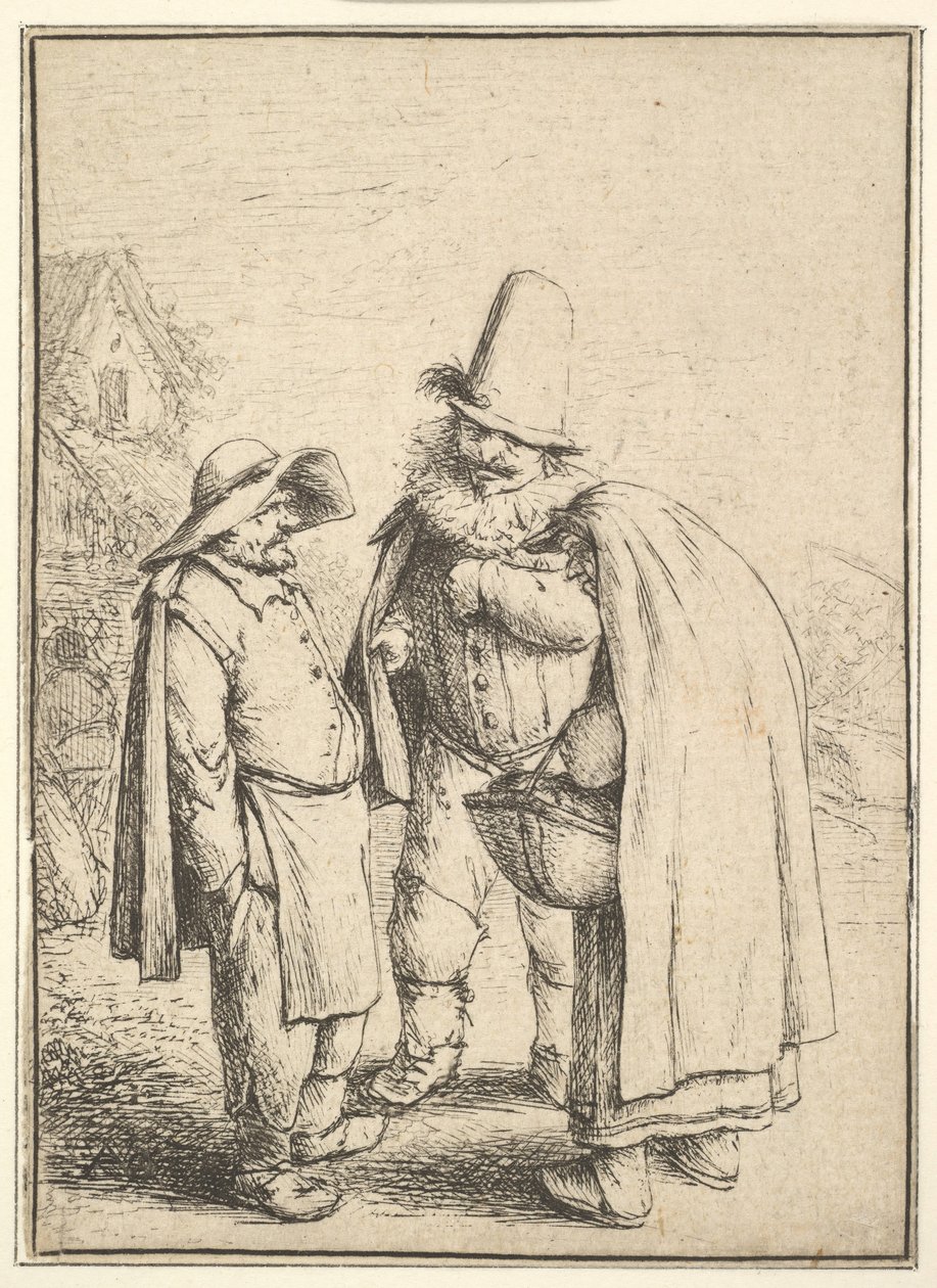 Grotesk Figürler, 1610-85. by Adriaen Jansz. van Ostade