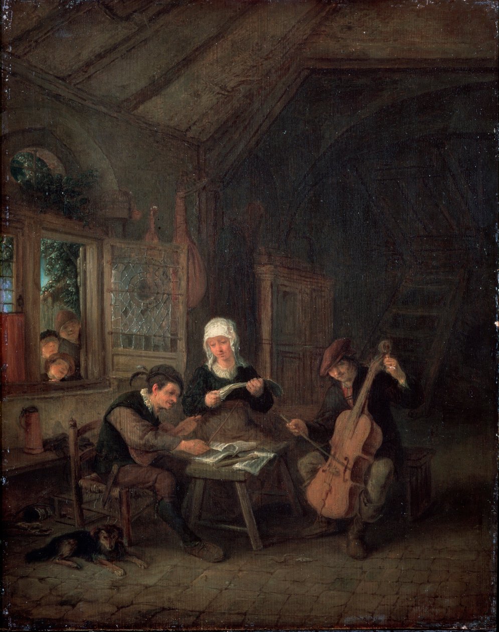 Kırsal Müzisyenler, 1645 by Adriaen Jansz. van Ostade