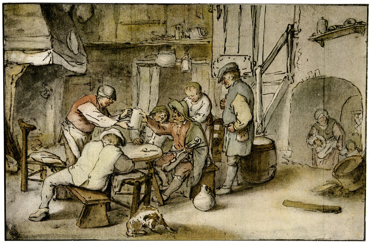 Müzisyen by Adriaen Jansz. van Ostade