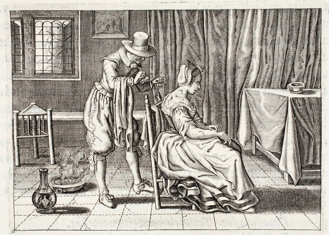 Sülük uygulama, Johannes de Brune (1589-1658), Jan Jacobs Schipper, Amsterdam, 1661 tarafından 