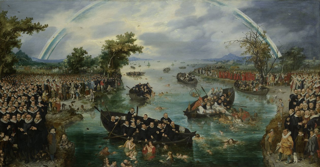Ruhlar İçin Balık Tutmak, 1614 by Adriaen Pietersz van de Venne