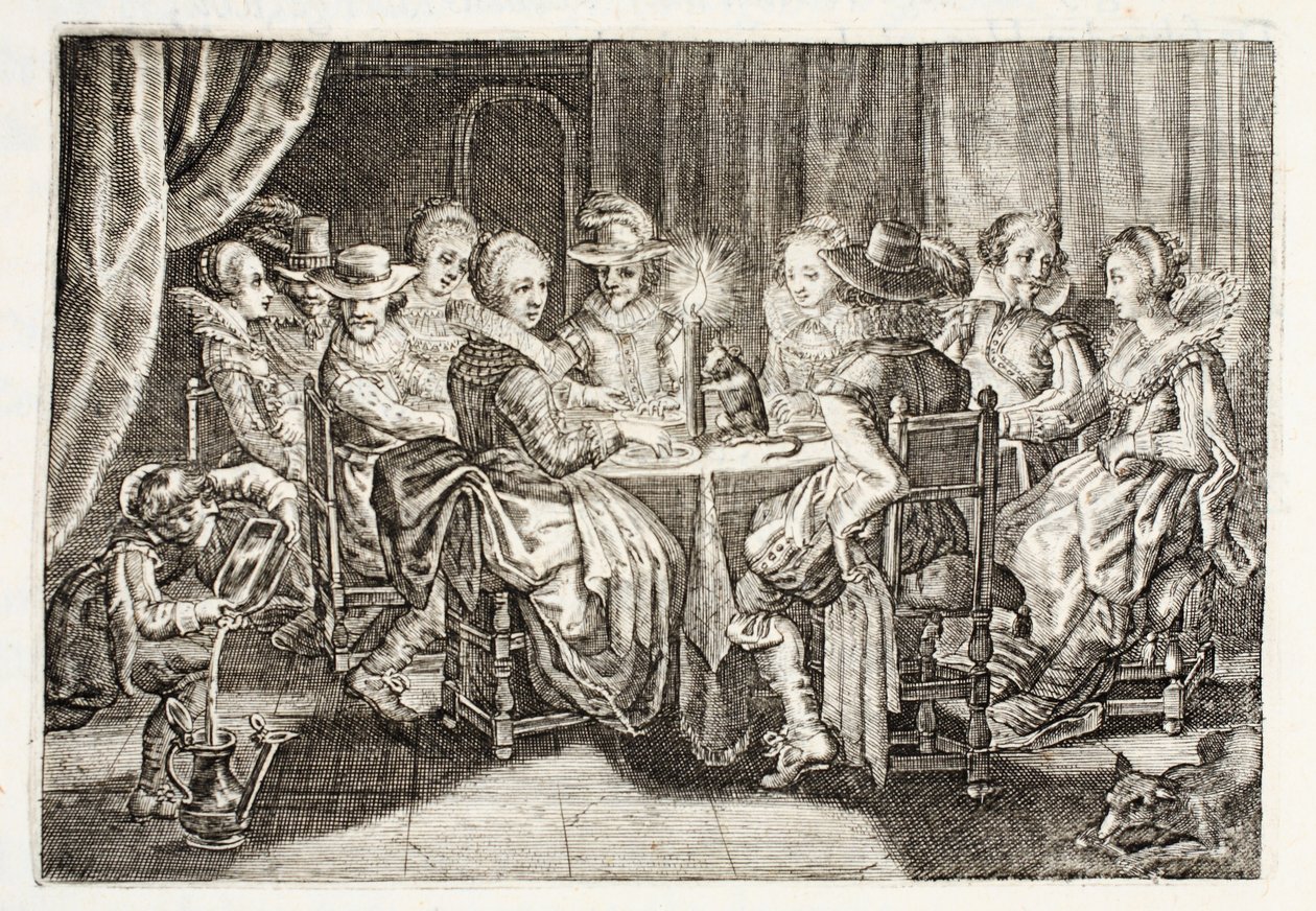 Alışkanlık nasır yapar, Johannes de Brune (1589-1658), Jan Jacobs Schipper, Amsterdam, 1661 tarafından 'Zinne-werk Amblemata'dan bir çizim by Adriaen Pietersz van de Venne