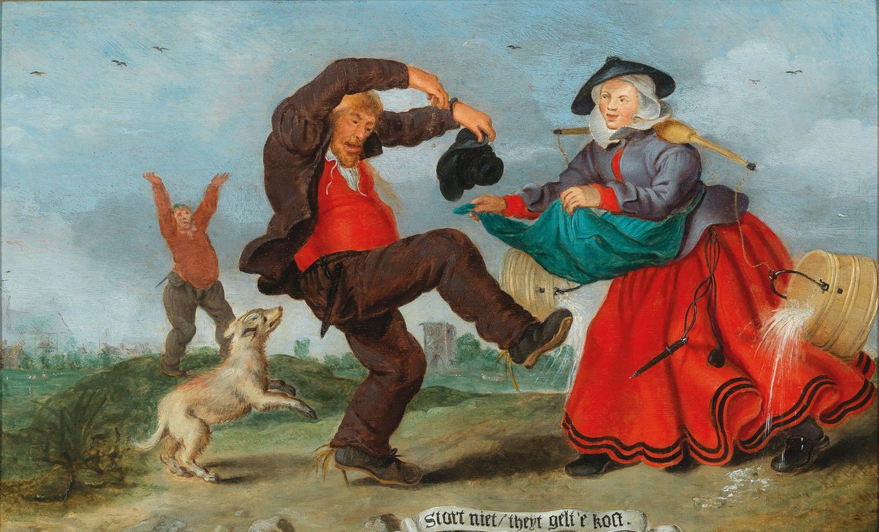 Bir Hollanda Atasözü İllüstrasyon, 1627. by Adriaen Pietersz. van de Venne