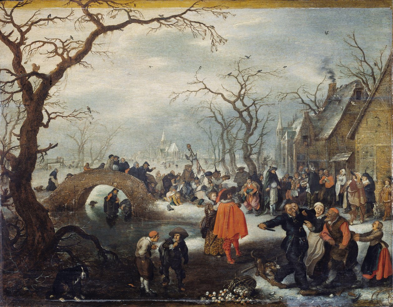 Ülkede Salı Günü Shrove by Adriaen Pietersz van de Venne