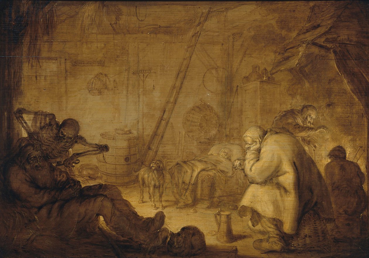Mutsuzluğun Sonu by Adriaen Pietersz van de Venne