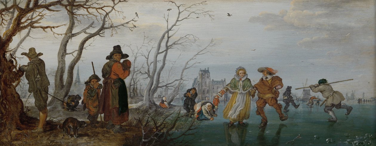Buzda Kış Eğlencesi, 1625 by Adriaen Pietersz van de Venne