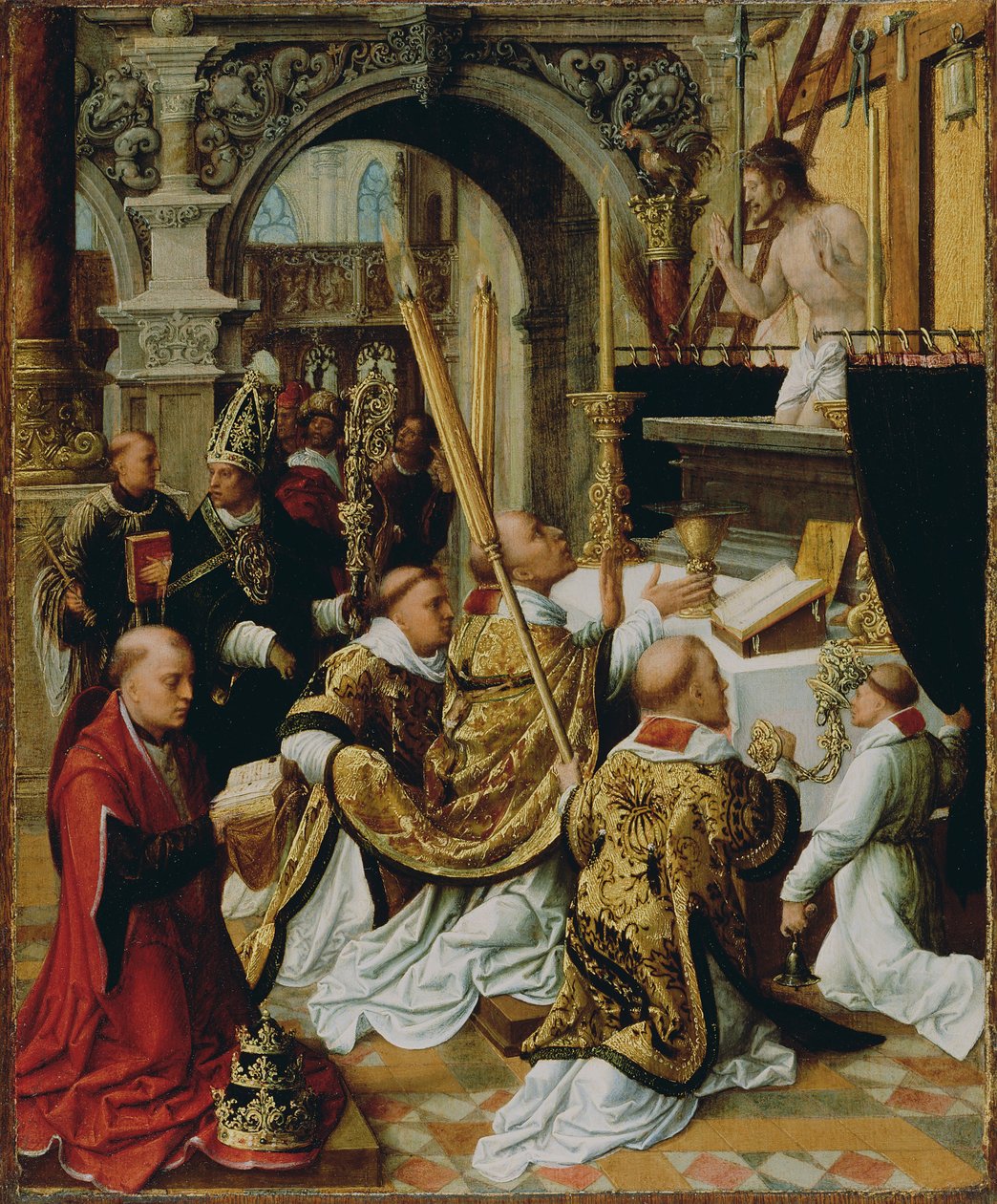 Aziz Gregory Büyük Kütlesi by Adriaen Ysenbrandt