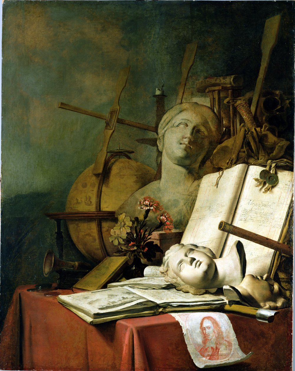 Tüm Dünyevi Şeylerin Geçiciliği (Vanitas), c.1660 by Adriaen de Valck