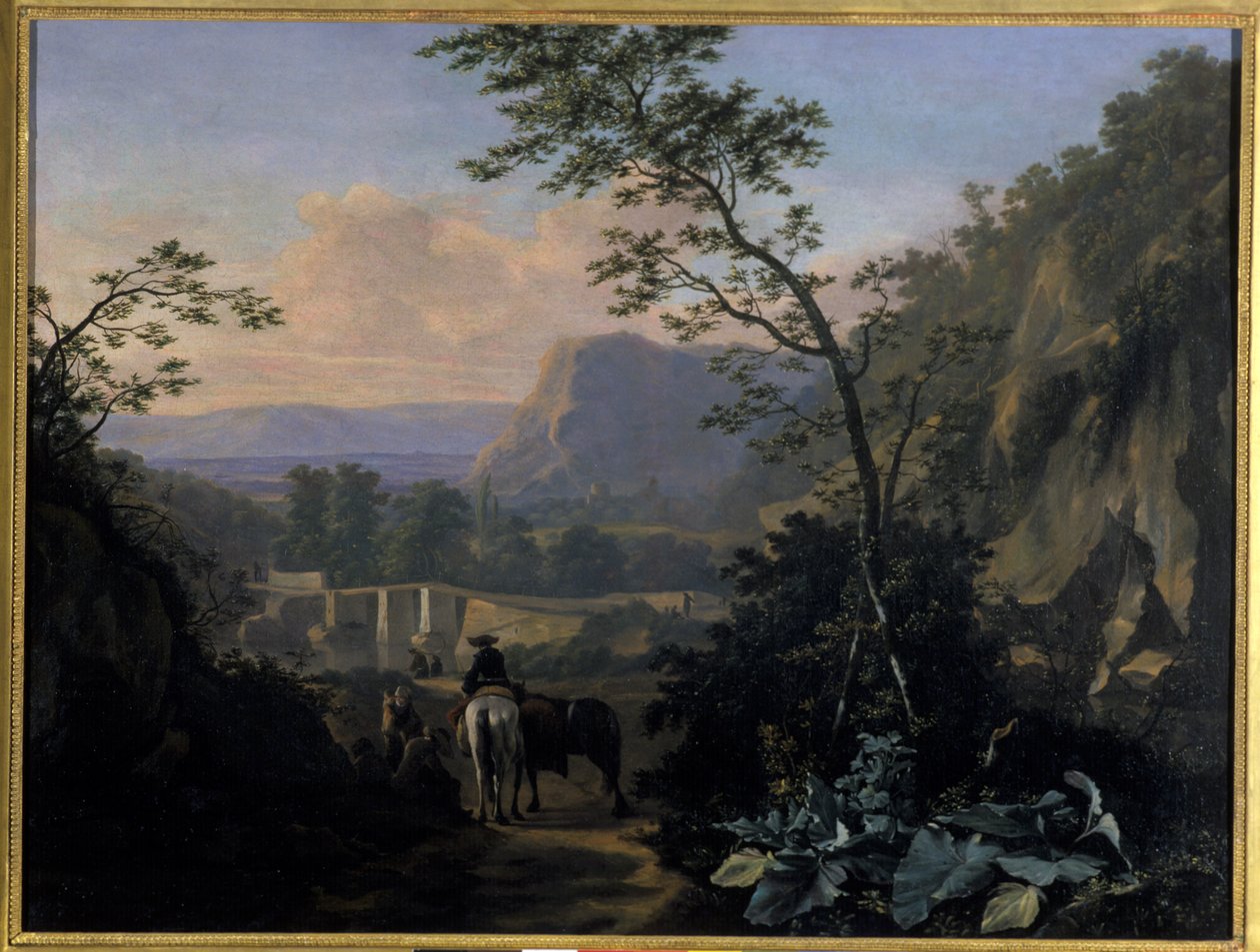 Rider ile güney manzarası, 1654 by Adriaen van Eemont
