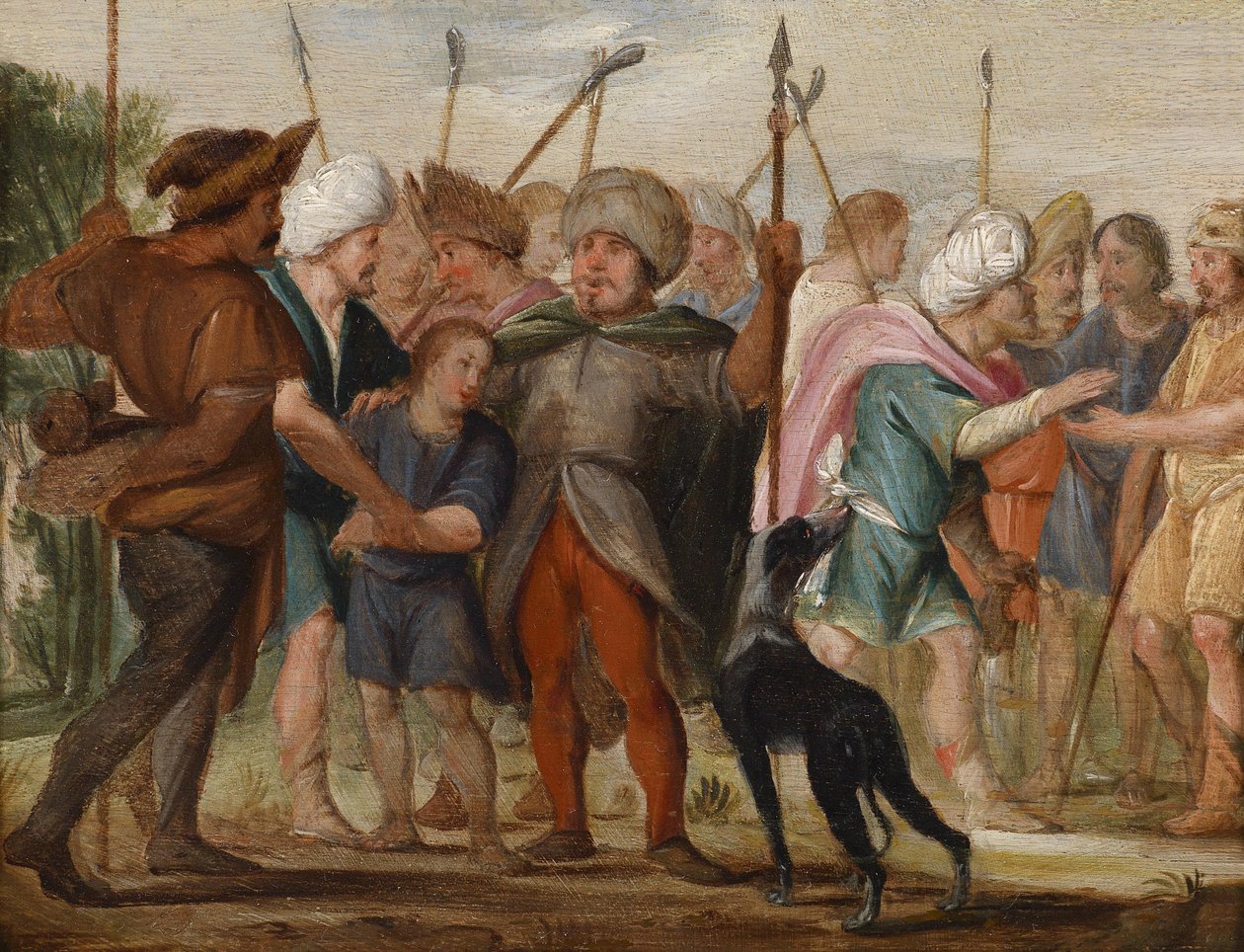 Yusuf kardeşleri tarafından satıldı by Adriaen van Nieulandt the younger