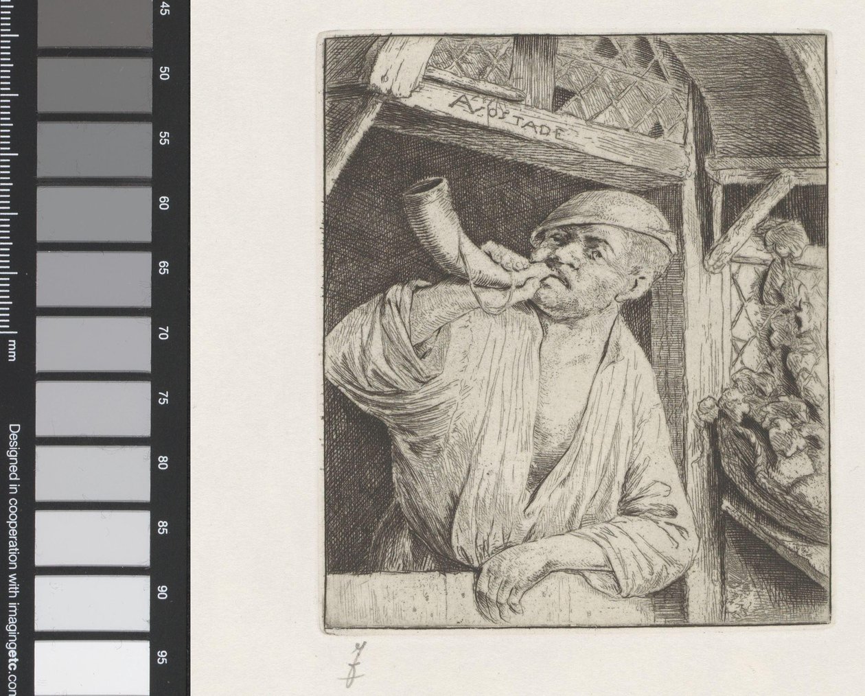 Fırıncı korna çalıyor by Adriaen van Ostade