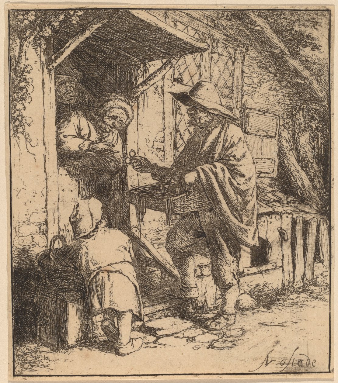 Gözlük Seyyar by Adriaen van Ostade