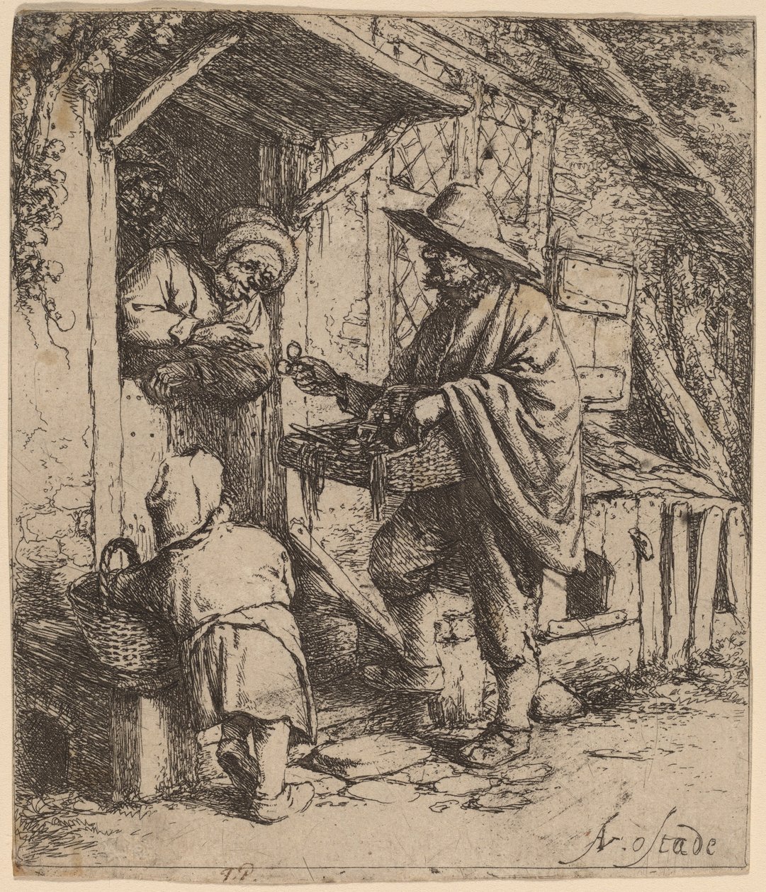 Gözlük Seyyar by Adriaen van Ostade