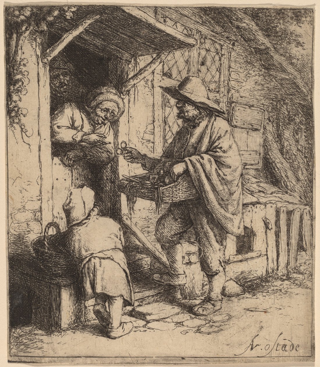 Gözlük Seyyar by Adriaen van Ostade