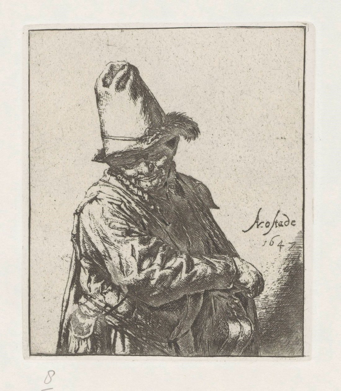 Vinç döndürücü by Adriaen van Ostade