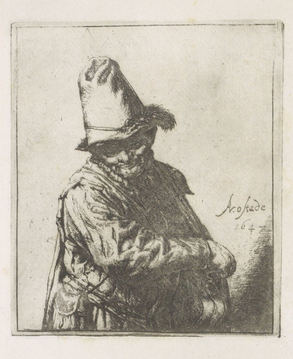 Vinç döndürücü by Adriaen van Ostade